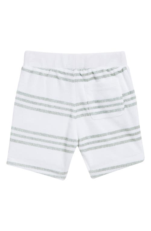 7 FOR ALL MANKIND 7 FOR ALL MANKIND FRENCH TERRY STRIPE POLO & SHORTS SET