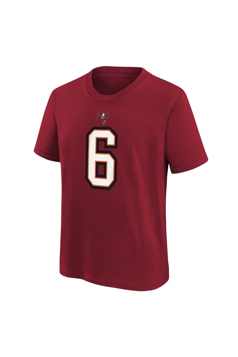 Youth Nike Baker Mayfield Red Tampa Bay Buccaneers Player Name & Number T-Shirt, Alternate, color, Red