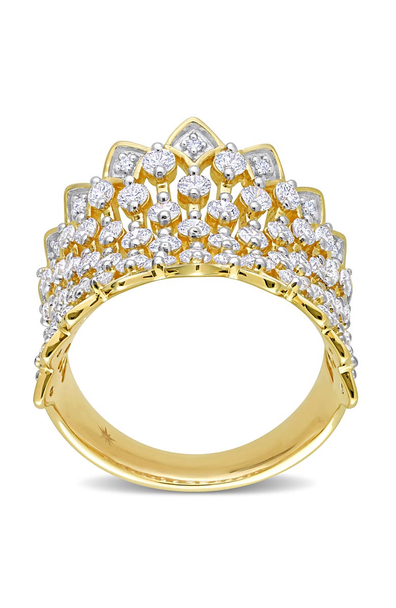 Julianna B. 2-1/3 CTW Lab-Grown Diamond Wide Band 14k, Alternate, color, 