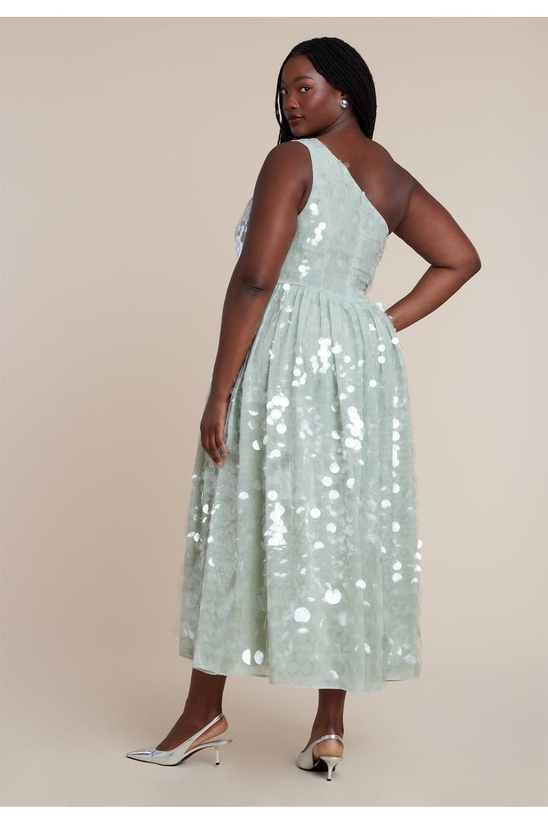 Paillette Dress, Alternate, color, MISTLETOE