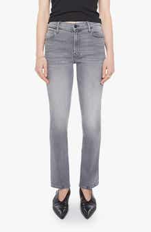 MOTHER The Rascal Hover Mid Rise Straight Leg Jeans
