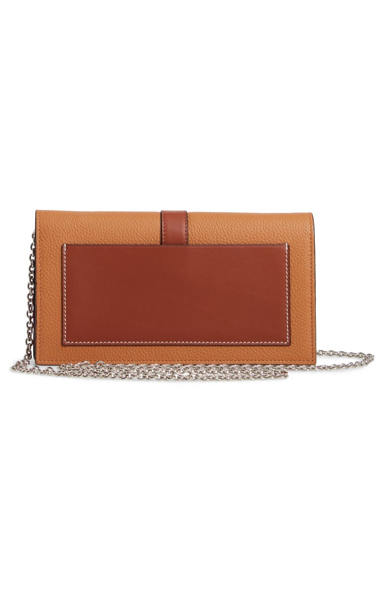 Loewe Leather Wallet on a Chain, Alternate, color, 