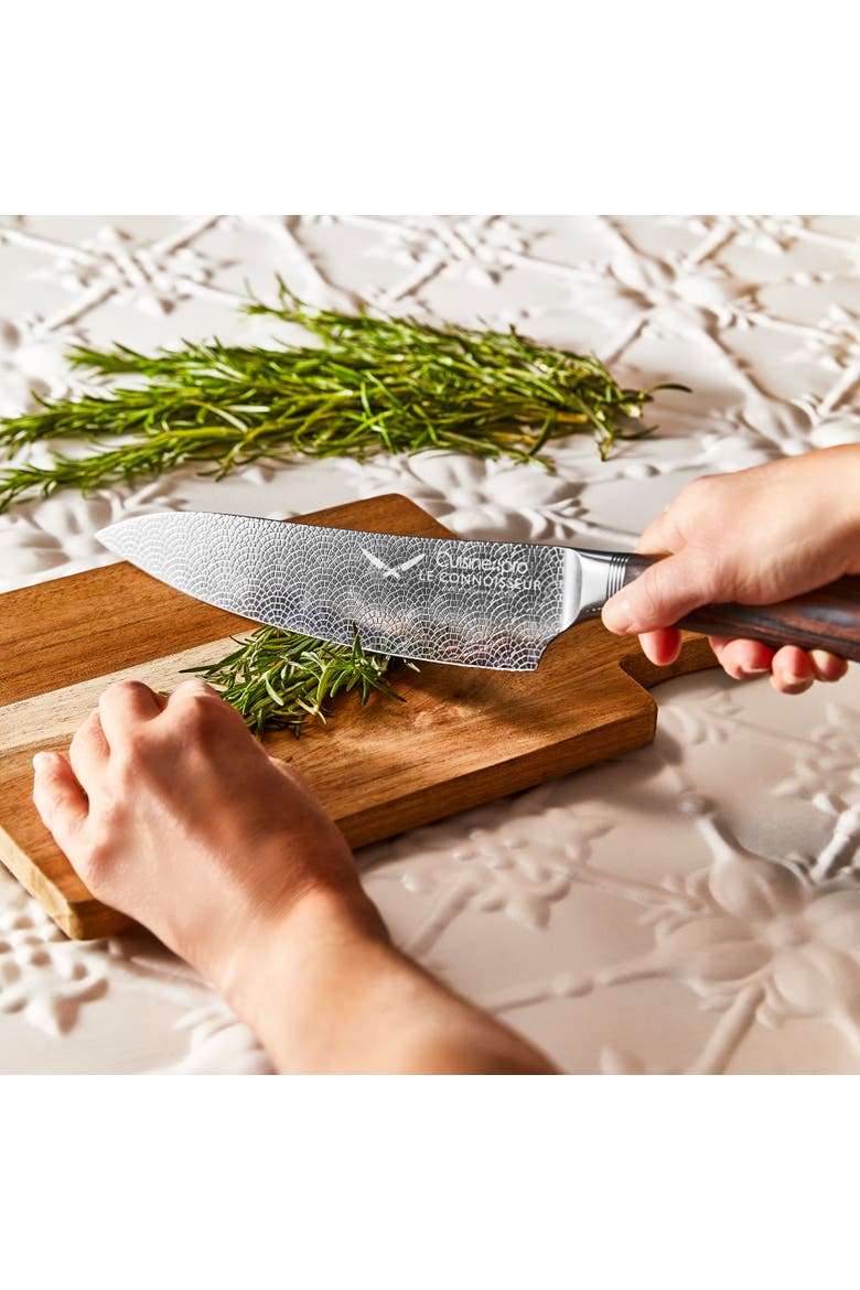 LE CONNOISSEUR™ 8in Chef's Knife, Alternate, color, Silver