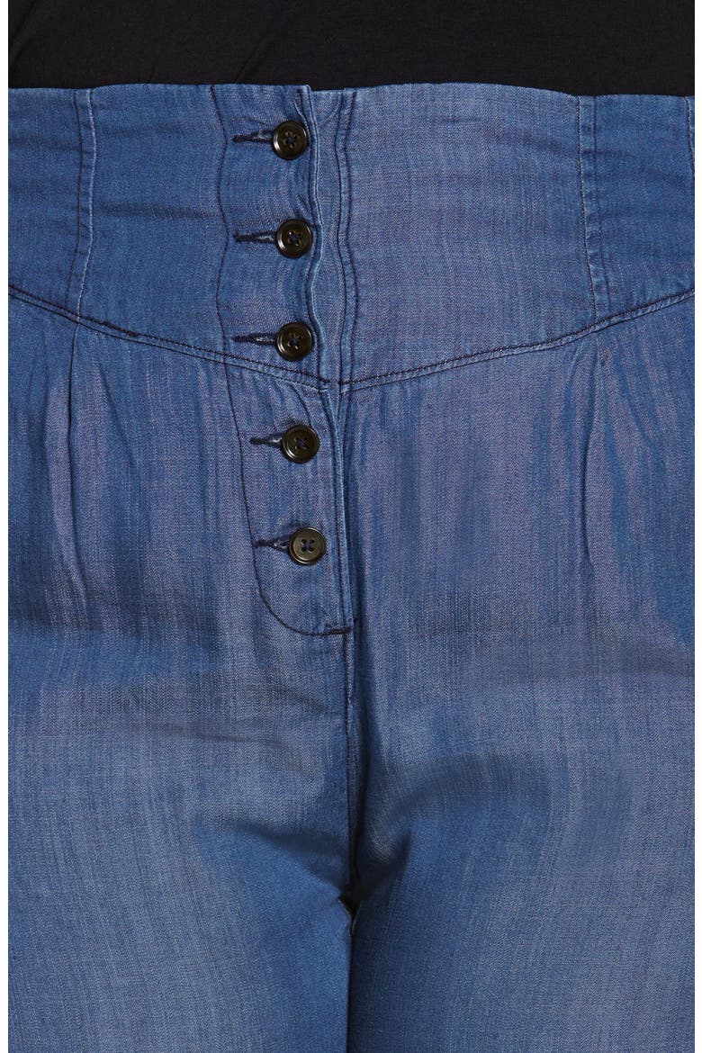 Wide Leg Pants, Alternate, color, DARK INDIGO