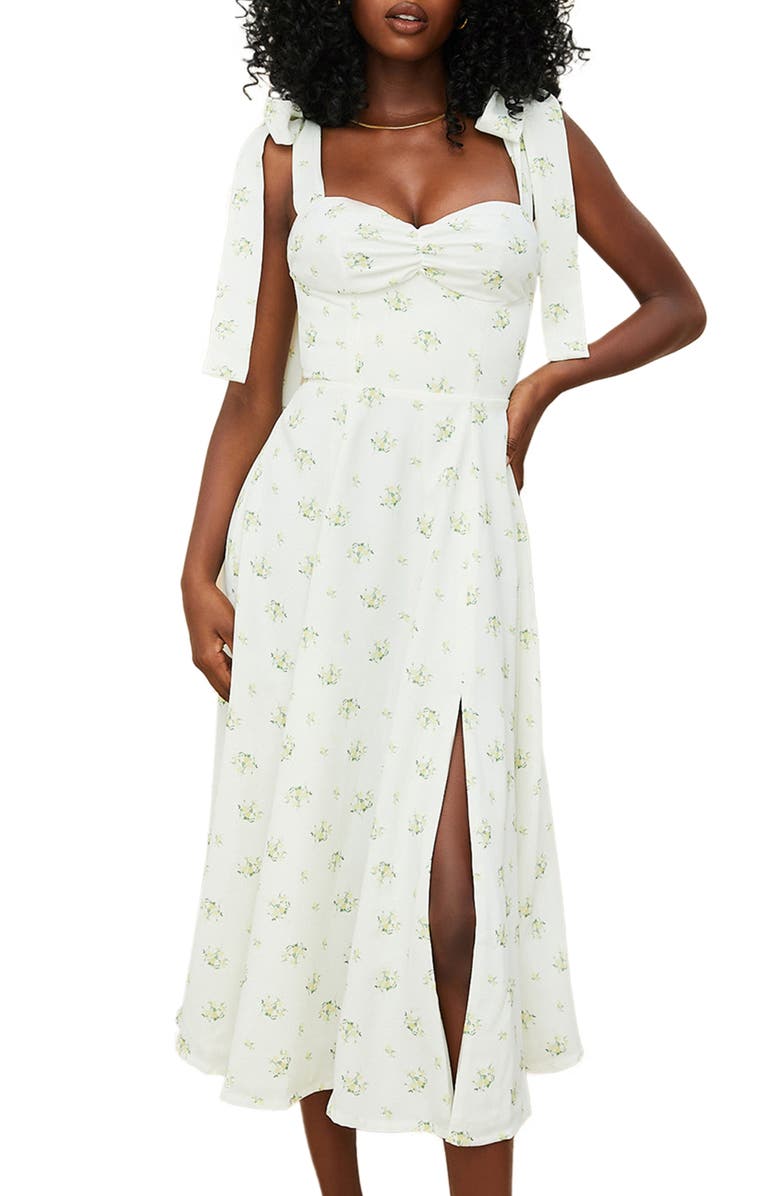 HOUSE OF CB Alicia Floral Midi Dress, Alternate, color,