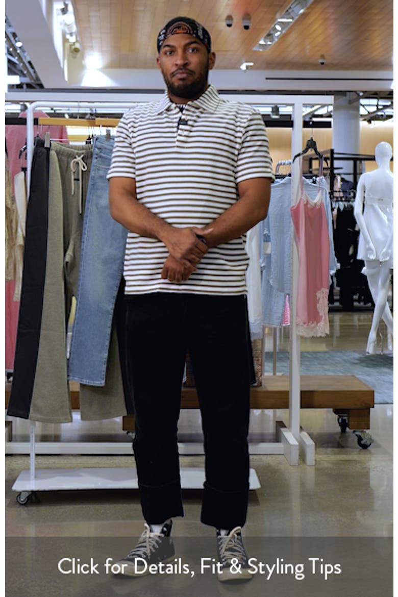 Farlam Textured Stripe Cotton Polo video