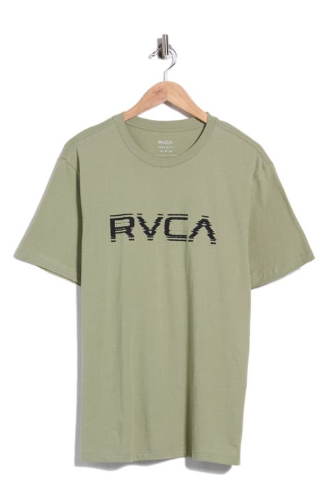 Big RVCA Glitch Graphic T-Shirt