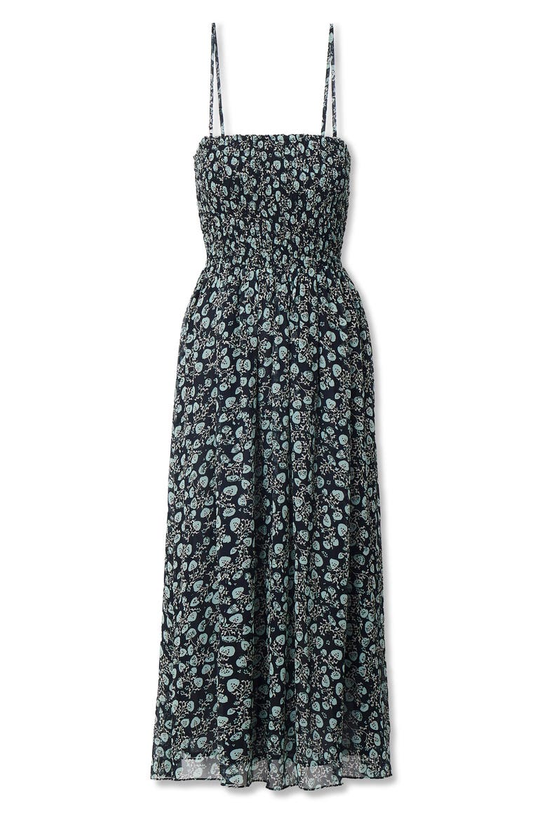 Hallie Floral Print Sleeveless Maxi Dress, Alternate, color, SAL FLORAL