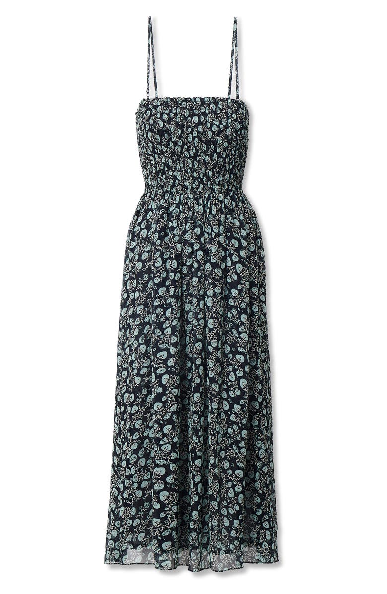 rag & bone Hallie Floral Print Sleeveless Maxi Dress, Alternate, color, Sal Floral