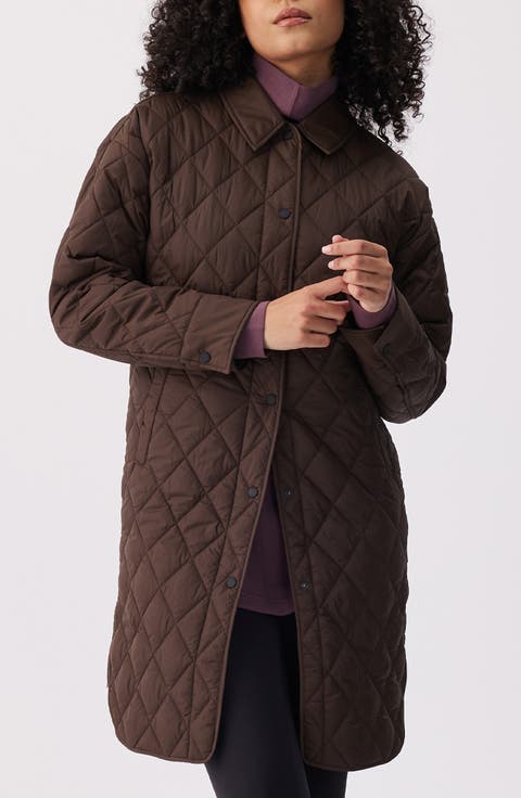 Avril Quilted Longline Shacket