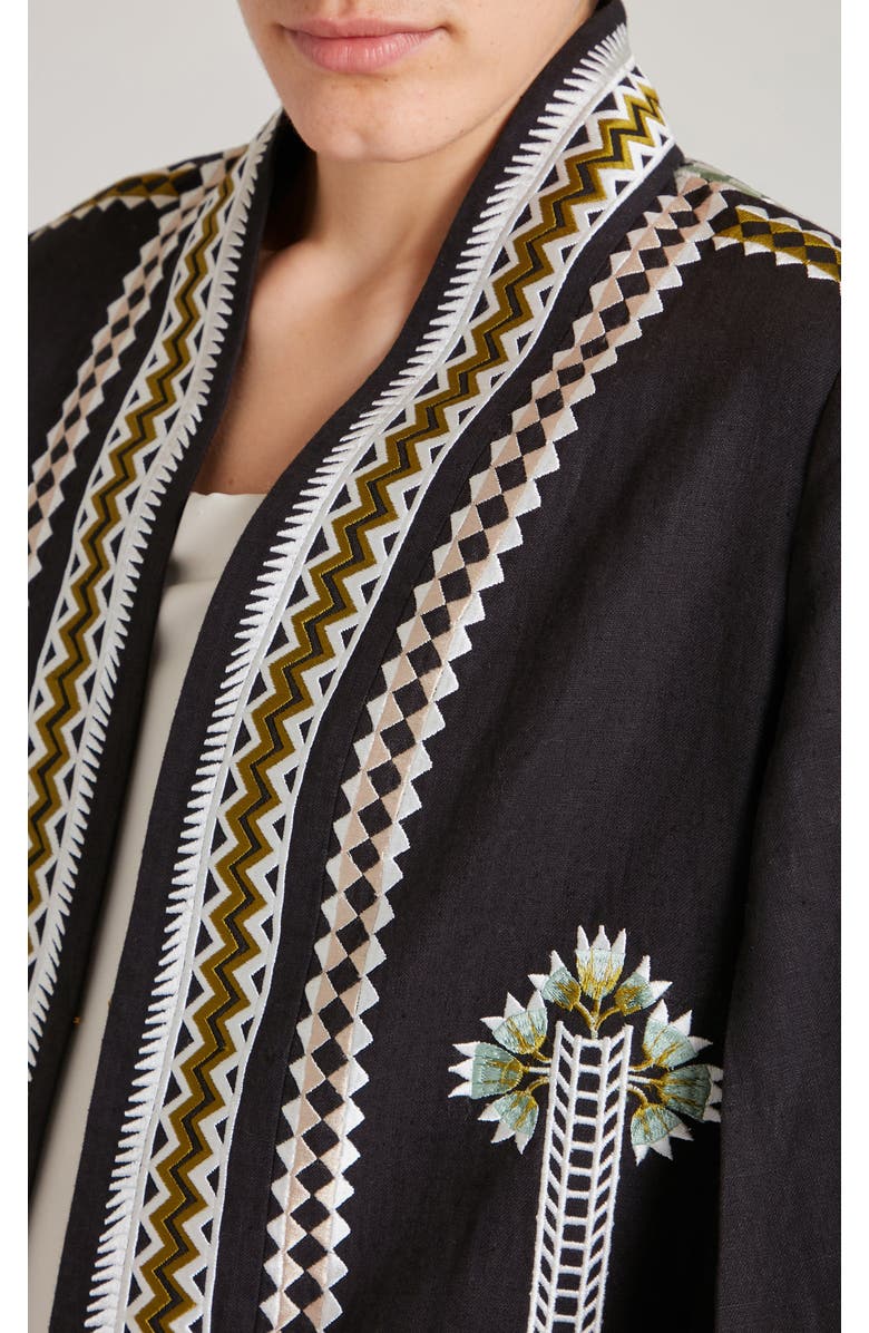 Temperley London Avalon Jacket, Alternate, color, Black