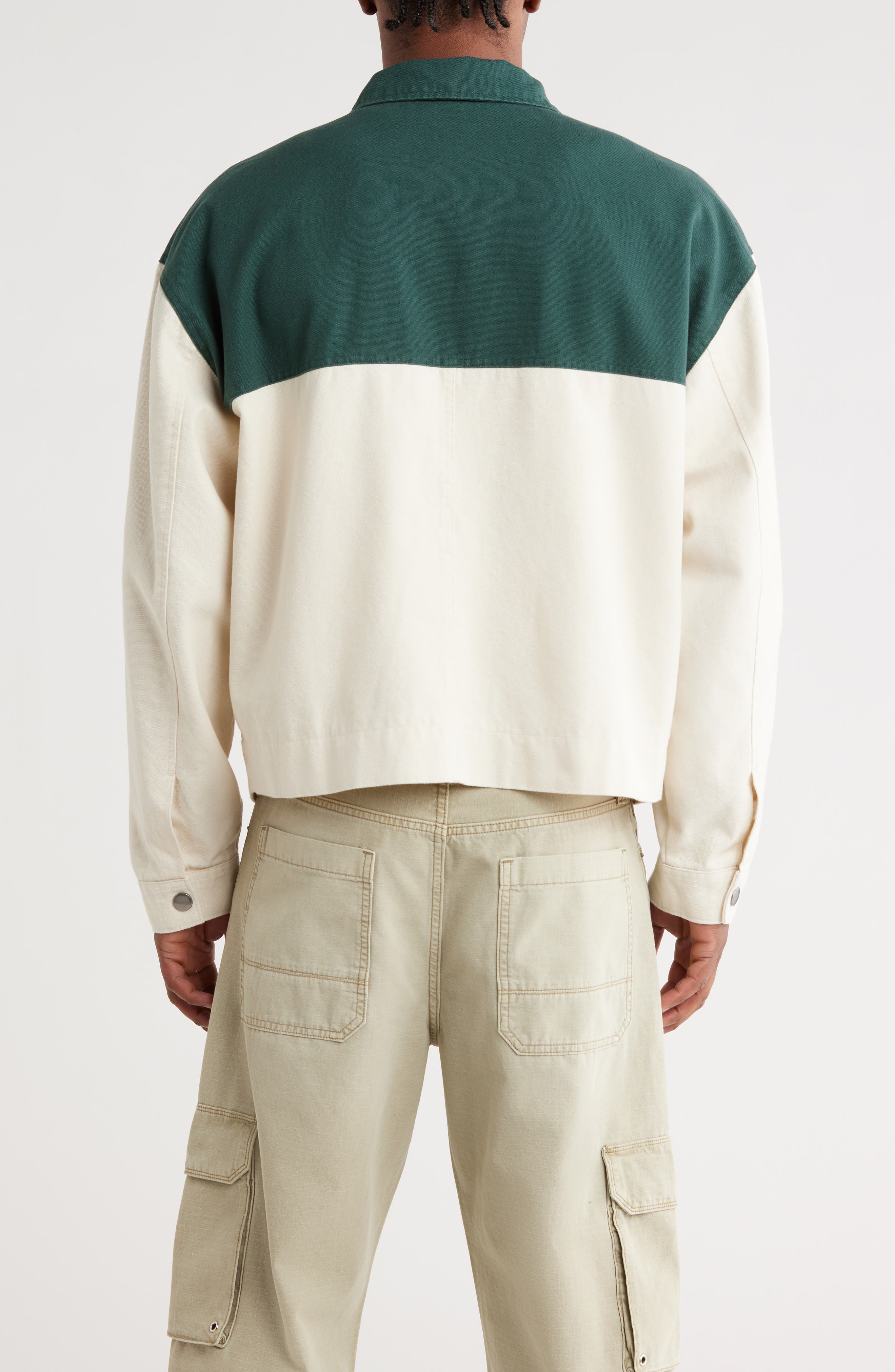 Blocked Yoke Cotton Jacket - image 2