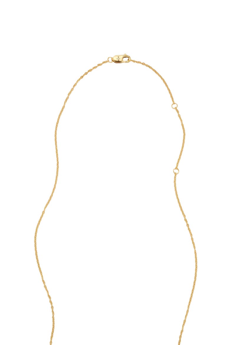 Mama Disc Necklace, Alternate, color, Gold Filled