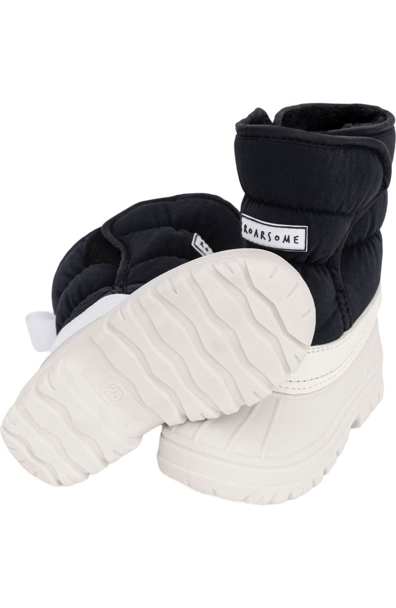 Roarsome Kids Snow Boots, Alternate, color, Black