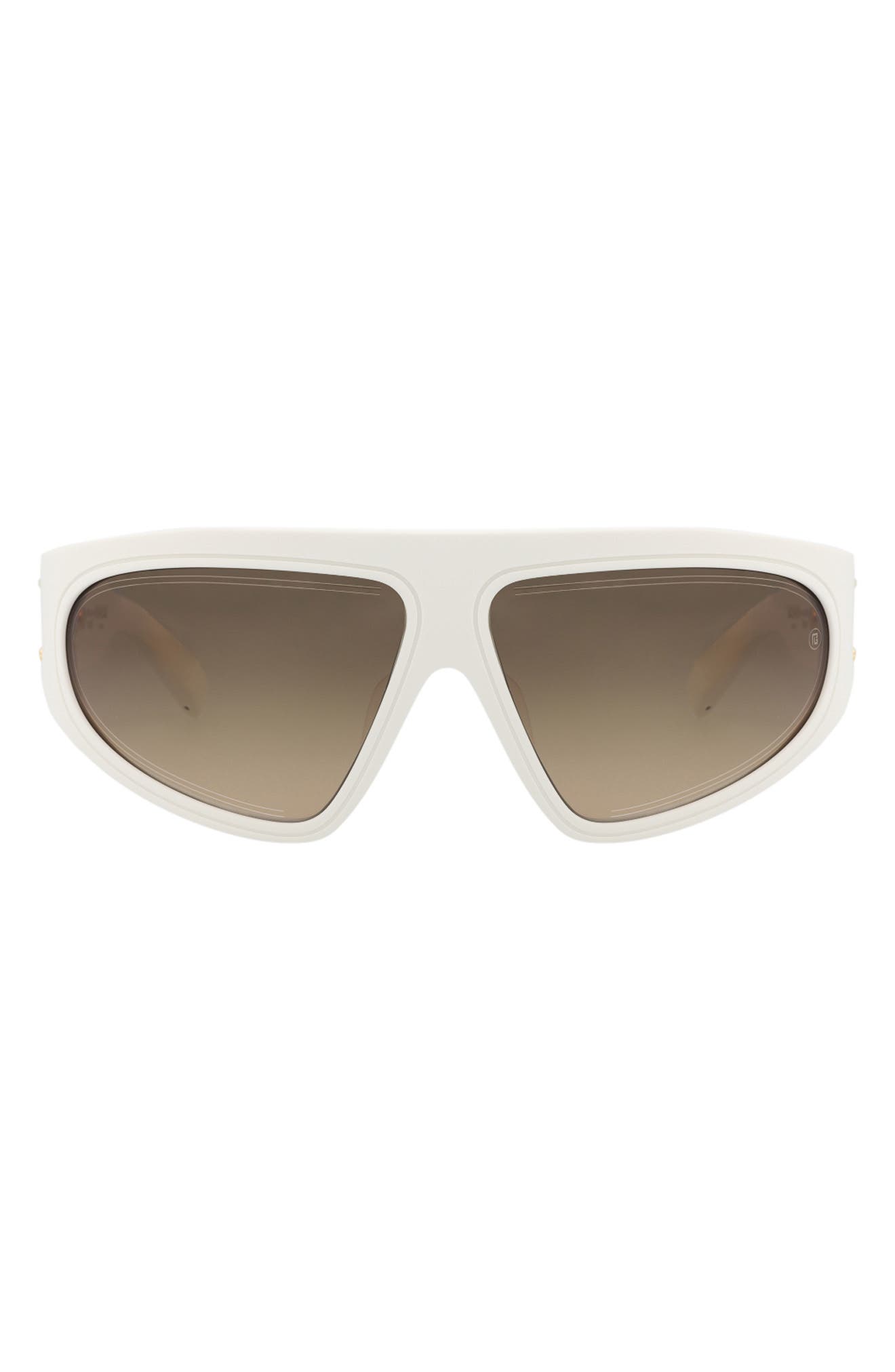 Balmain 62mm Shield Sunglasses