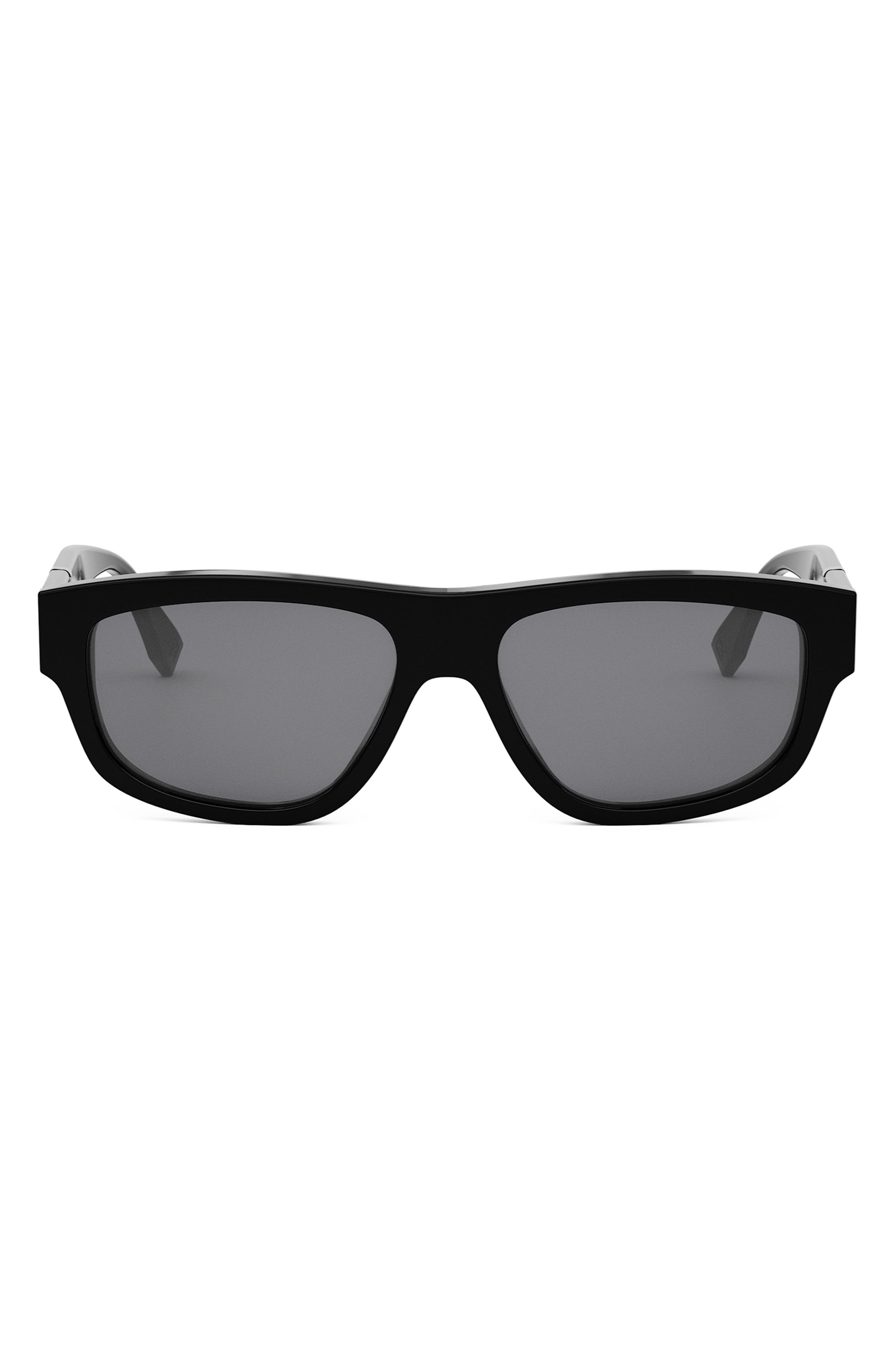 Diagonal 56mm Geometric Sunglasses
