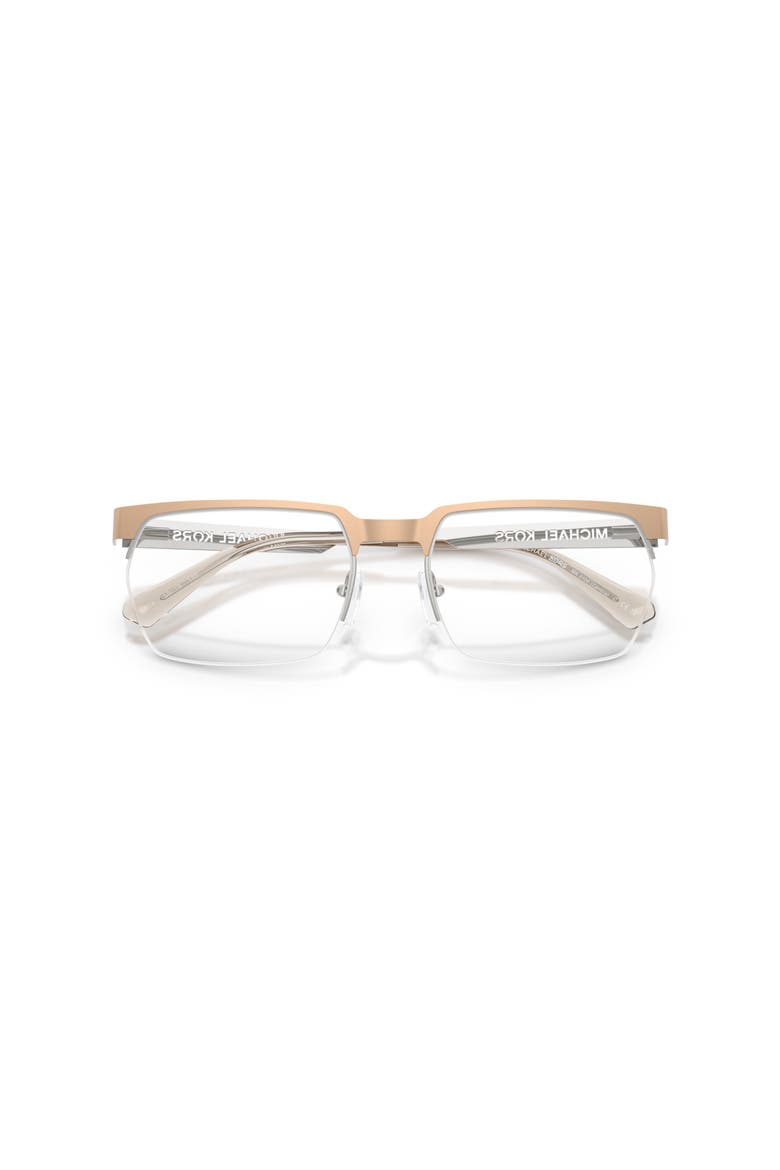 58mm Rectangle optical glasses, Alternate, color, Gold