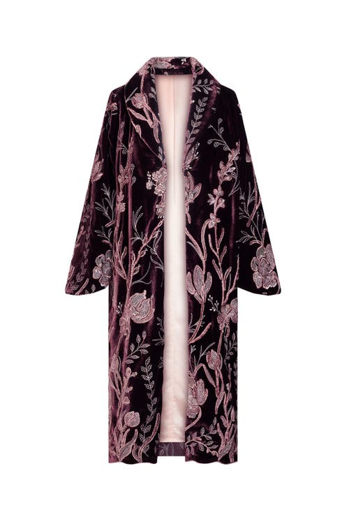 Scarlett Gasque Stately Robe In Black