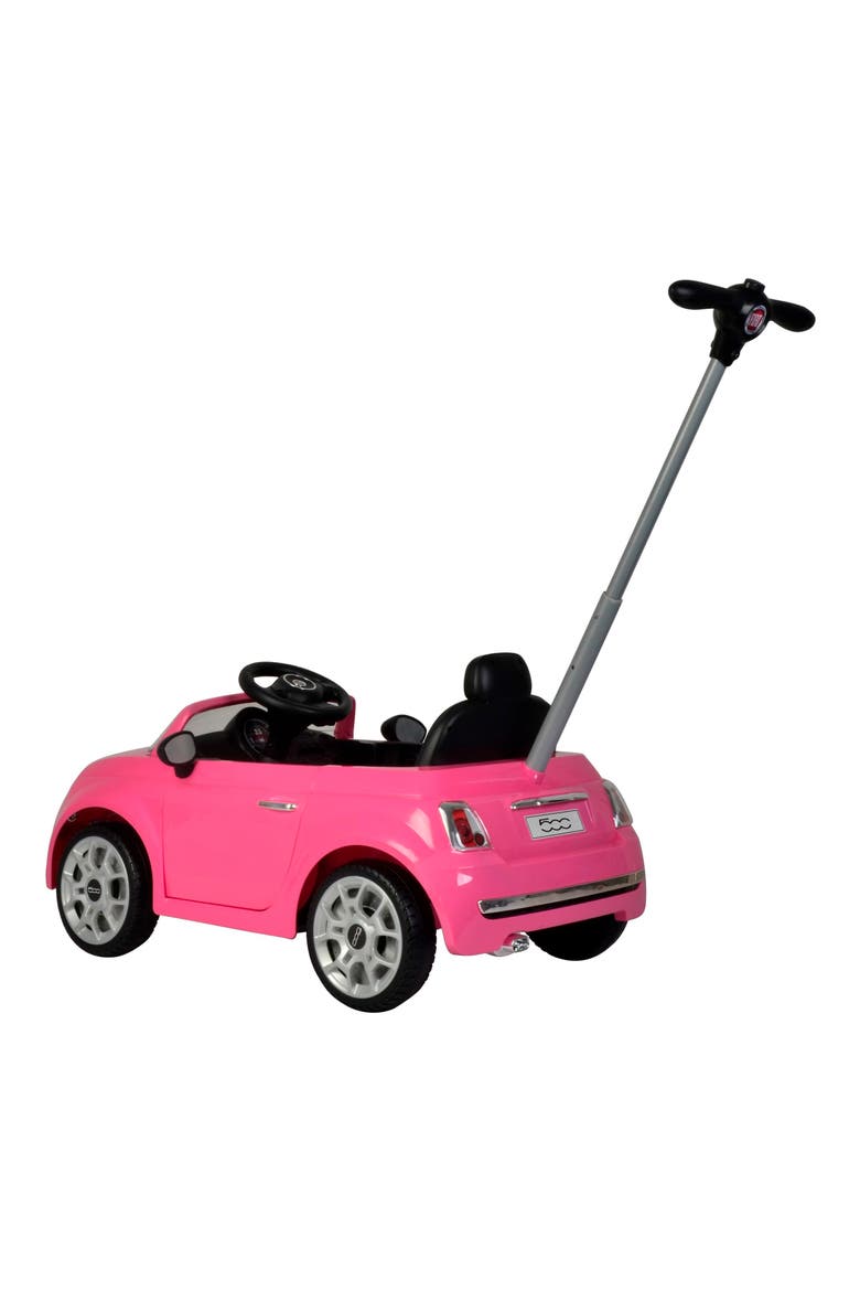 Fiat 500 Push Car, Alternate, color, PINK