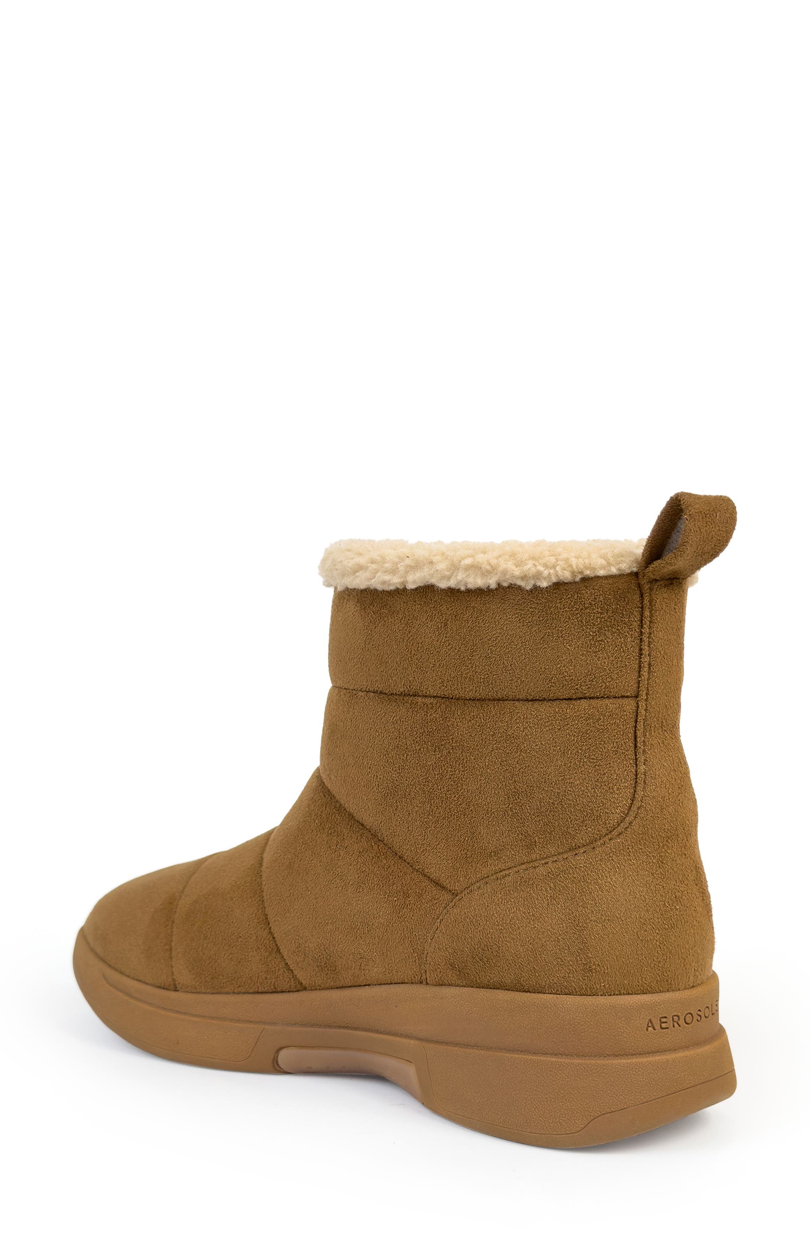 Fawne Faux Shearling Lined Boot, Alternate, color, TNL TOBACCO/NATURAL