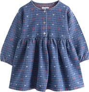 NEXT Kids' Heart Denim Dress
