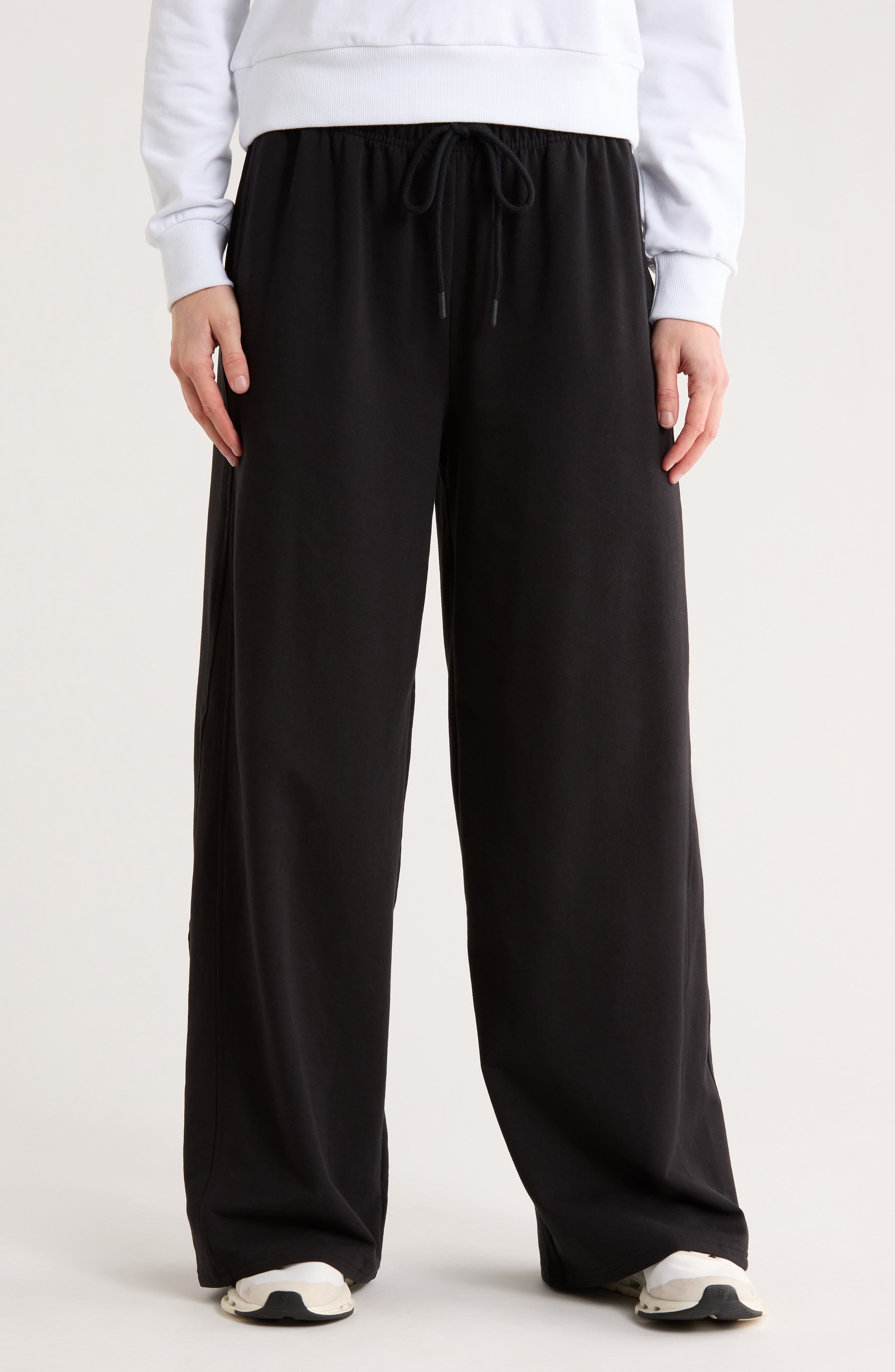 Z by Zella Relay French Terry Ultra Wide Leg Pants