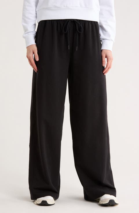 Relay French Terry Ultra Wide Leg Pants