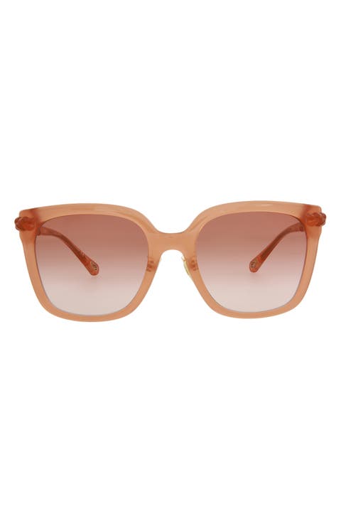 Core 56mm Square Sunglasses