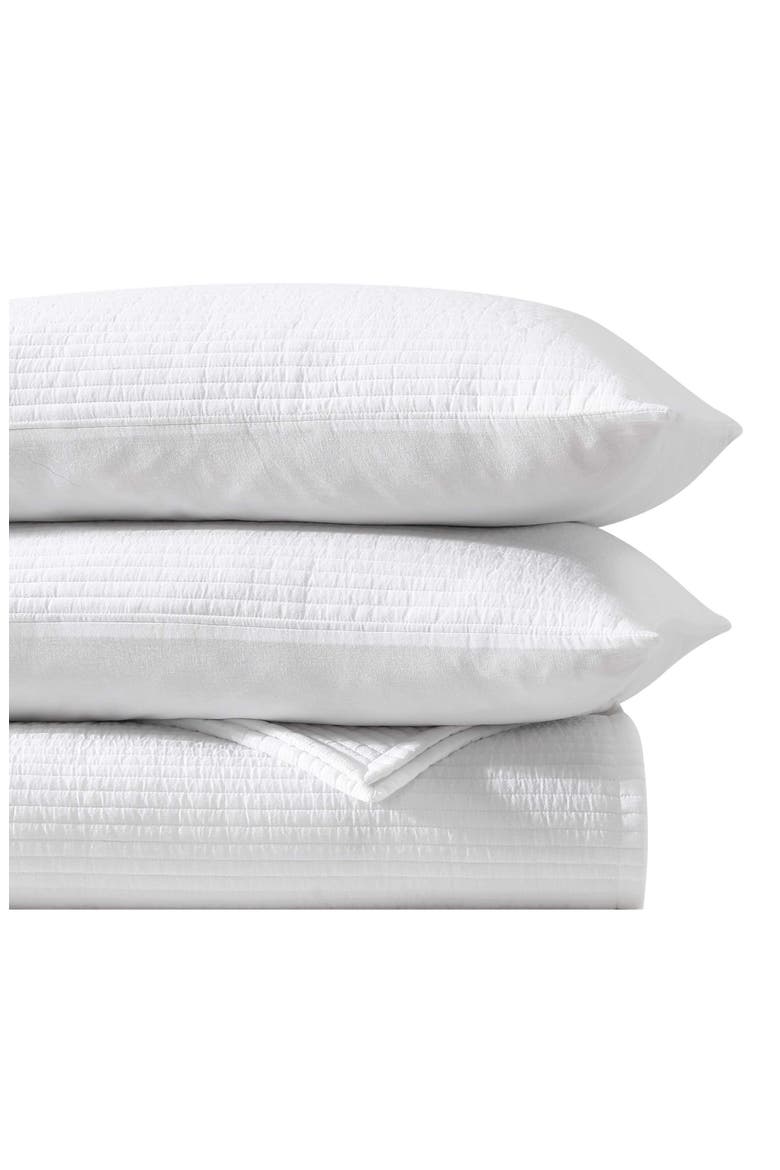 Cotton Voile King Quilt Set, Main, color, WHITE