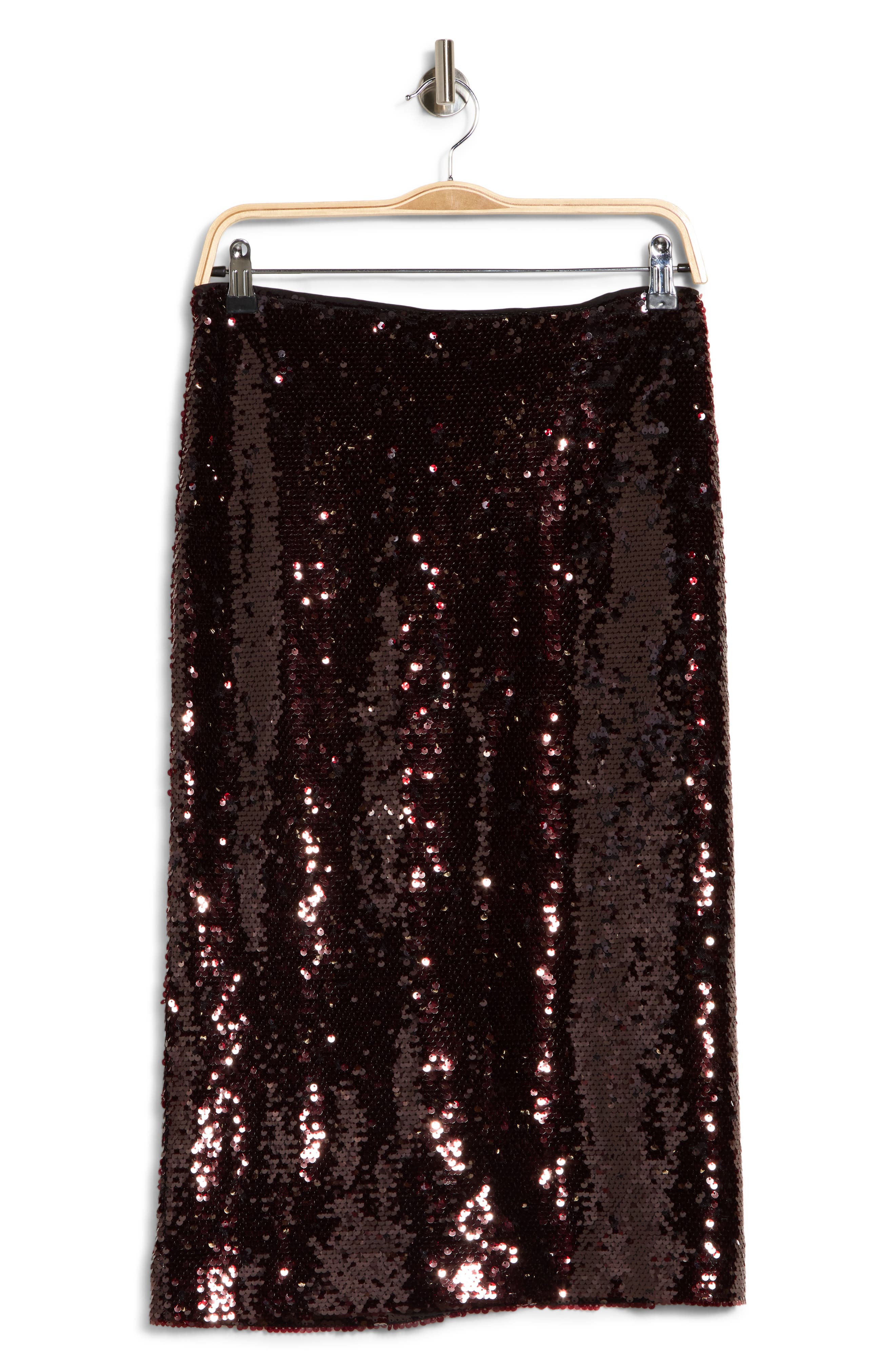 NORDSTROM RACK Sequin Column Midi Skirt (Women) | Nordstromrack