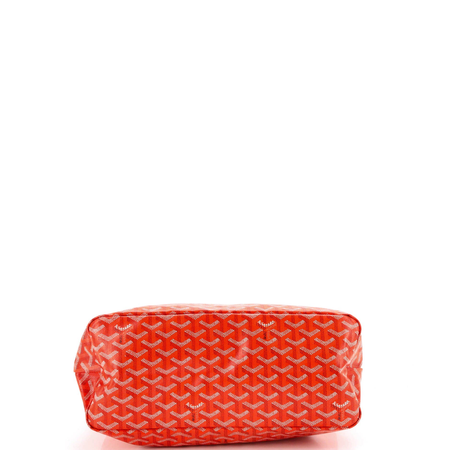 Pre-Owned Goyard Boheme Hobo Coated Canvas, Alternate, color, Orange