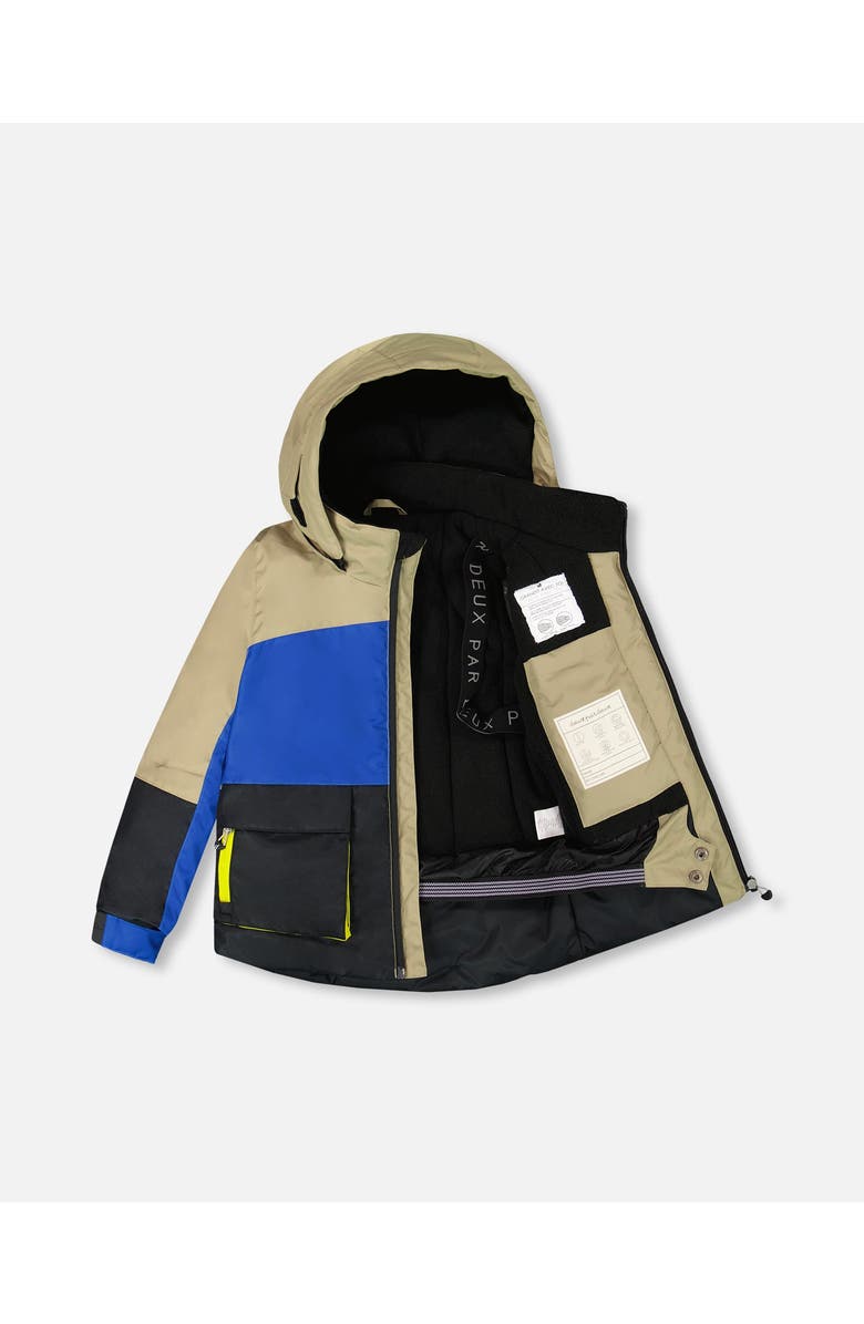 Deux par Deux Boy Two-Piece Play Snowsuit, Alternate, color, Bright Yellow Green