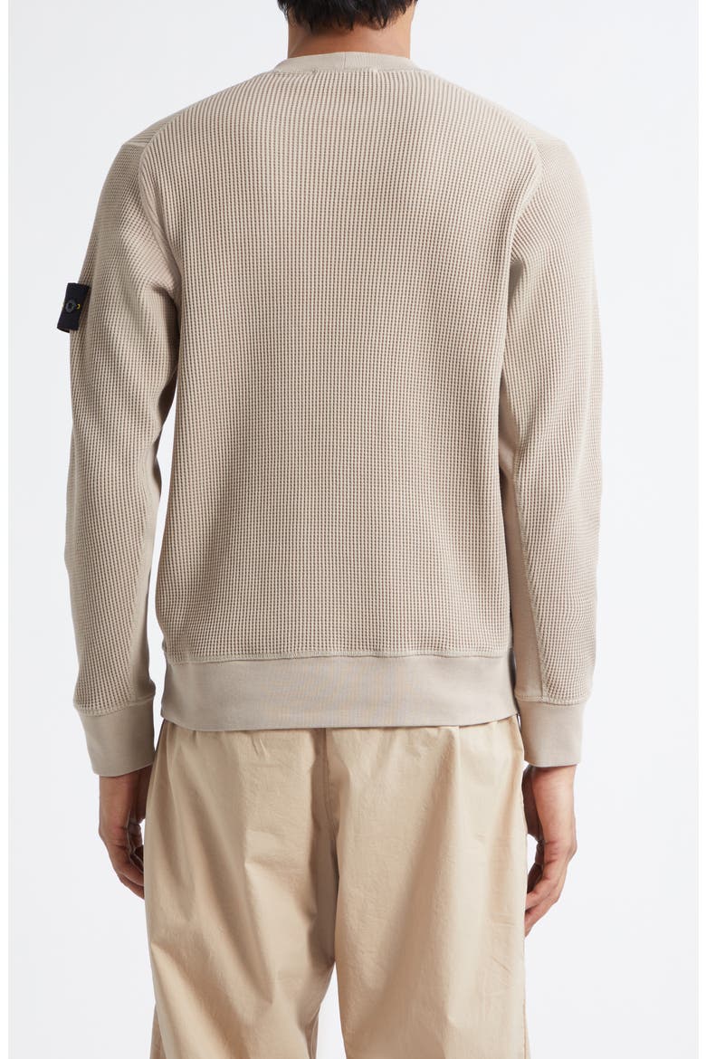 Cotton Waffle Knit Sweatshirt, Alternate, color, DESERT