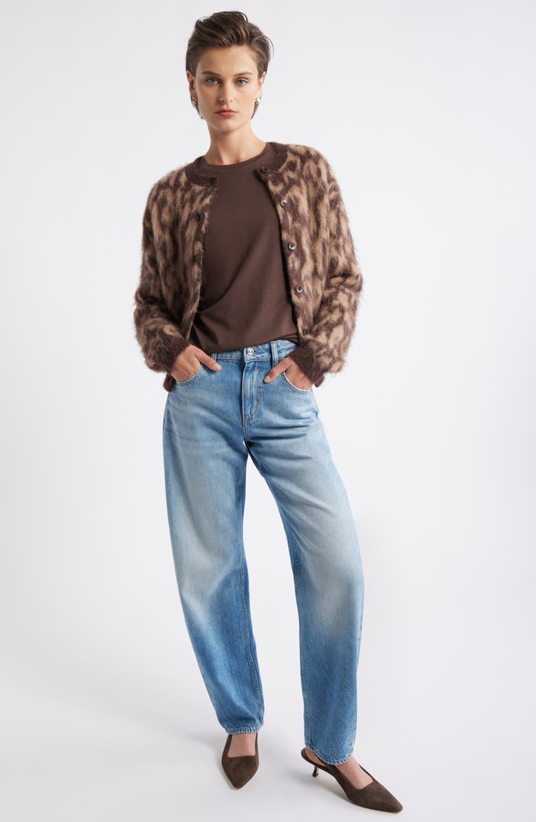 Pima Cotton Blend Crewneck T-Shirt