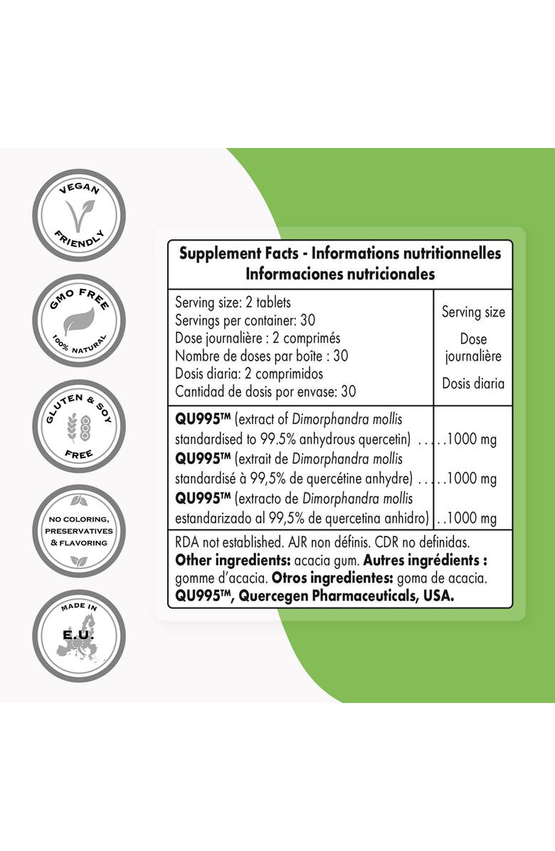 SuperSmart Super Quercetin 1000mg, Alternate, color, 