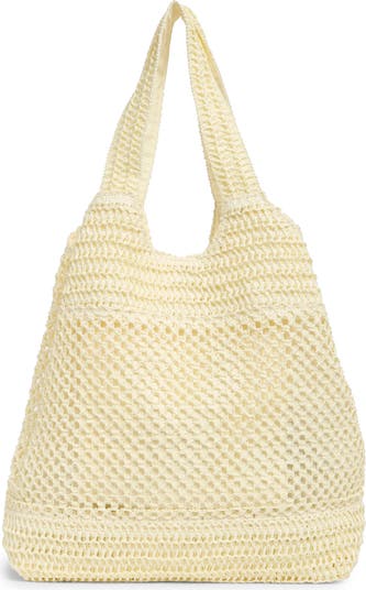 Woven Straw Tote Bag