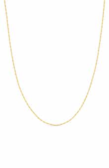 14k Gold Singapore Chain Necklace