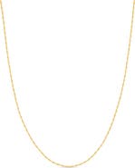 Bony Levy 14k Gold Singapore Chain Necklace