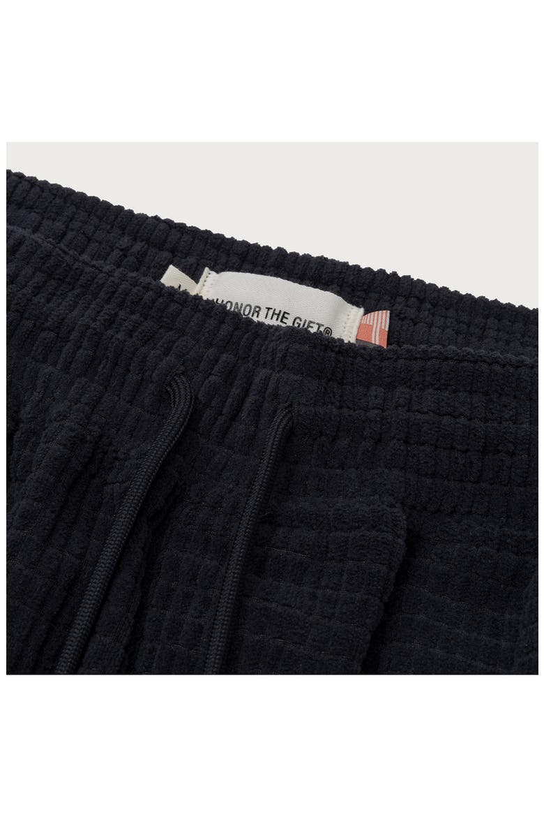 Textured Knit Shorts, Alternate, color, BLACK