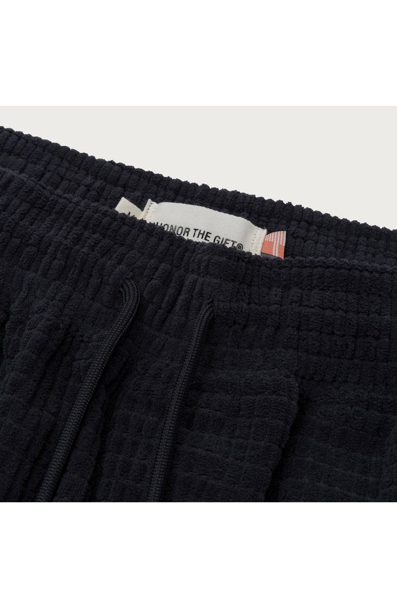 HONOR THE GIFT Textured Knit Shorts, Alternate, color, Black
