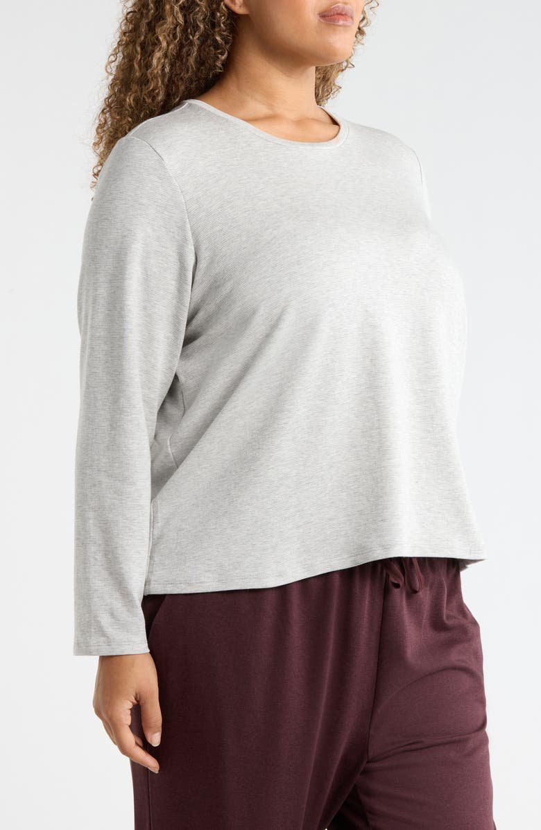 Eileen Fisher Crewneck Top, Alternate, color, Dark Pearl