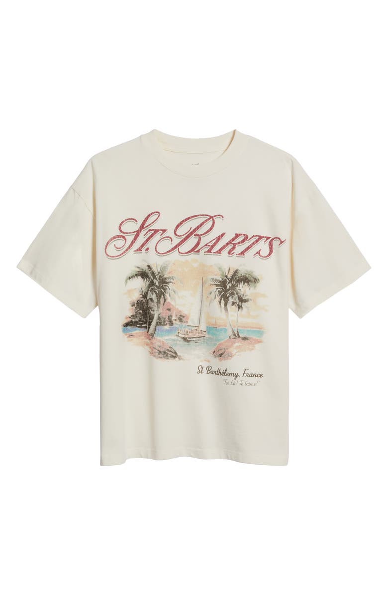 ID Supply Co Je T'aime St. Barts Cotton Graphic T-Shirt, Alternate, color, 