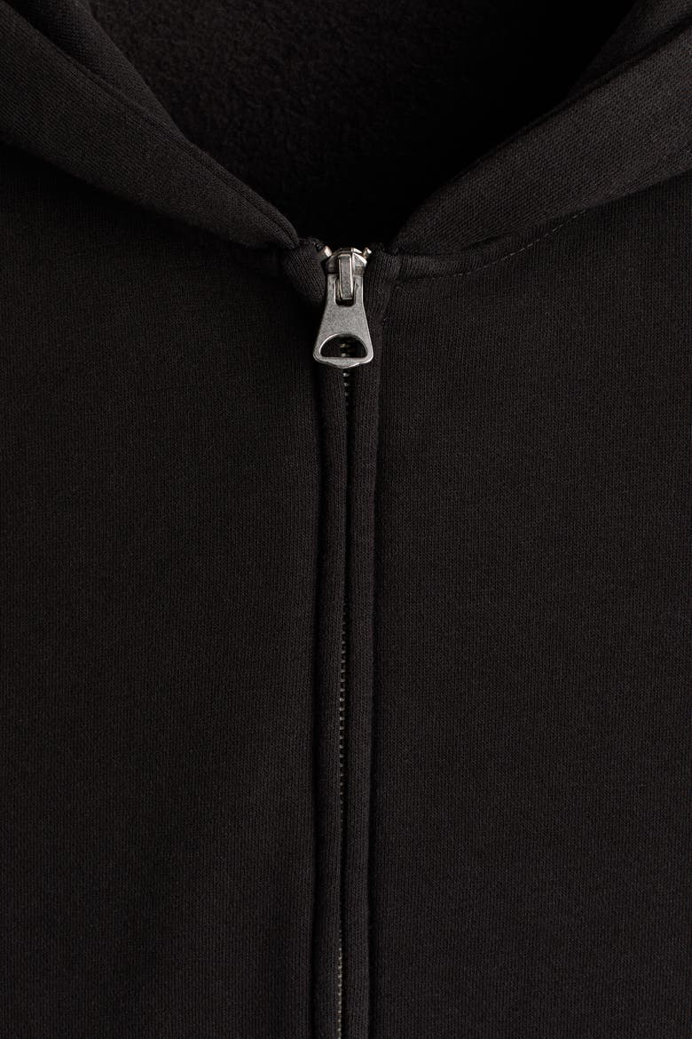 Oversized Printed Hooded Jacket, Alternate, color, Black/Honda