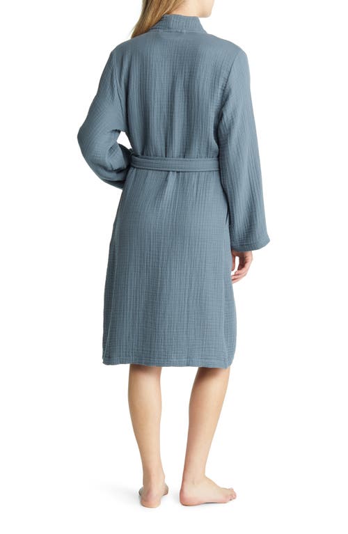 Parachute Gender Inclusive Cloud Cotton Robe In Blue