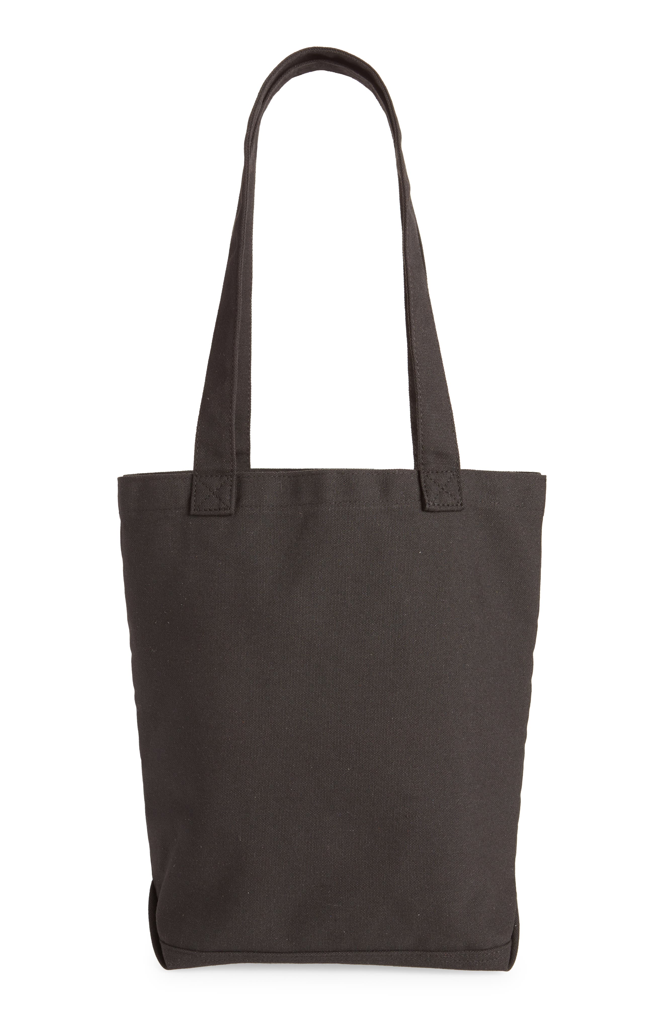 Pride Canvas Tote, Alternate, color, BLACK WHITE