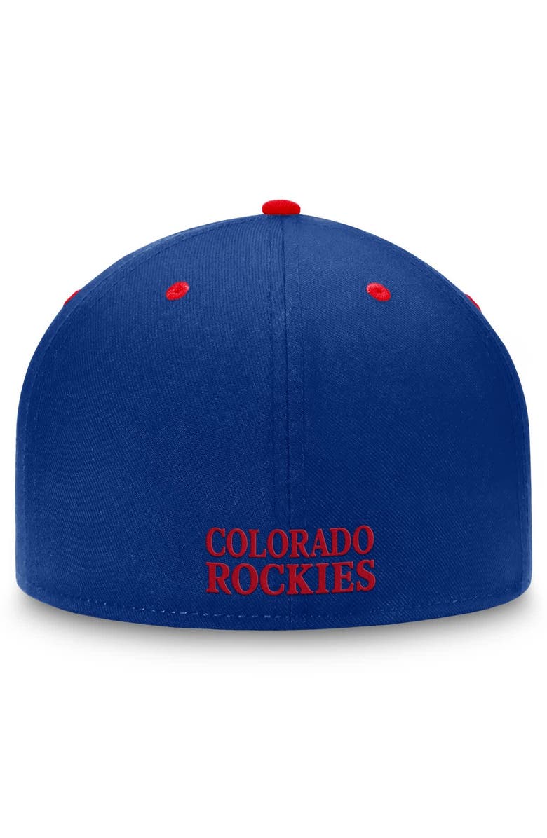 FANATICS Men's Fanatics Blue/Red CO Rockies Heritage Retro Fitted Hat, Alternate, color, Blue