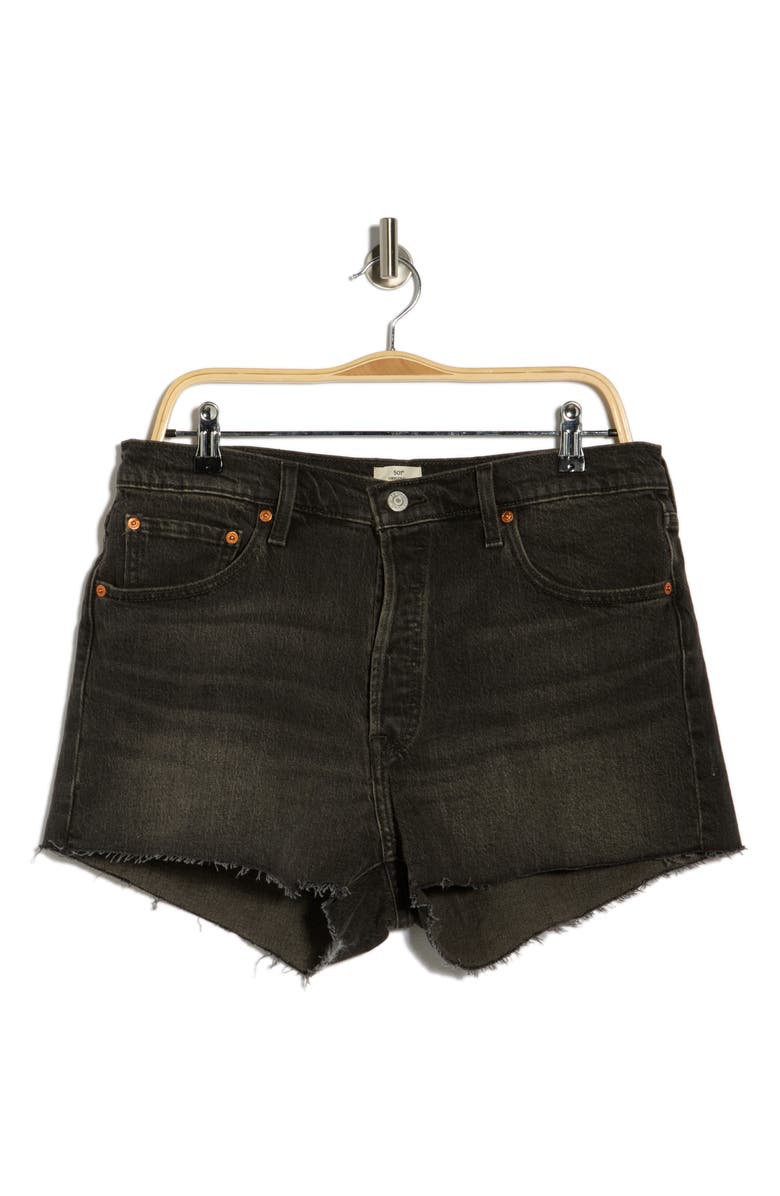 Levi's 501<sup>®</sup> Original High Waist Denim Cutoff Shorts, Main, color, Hit Escape