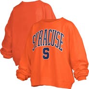 PRESSBOX Women's Pressbox Orange Syracuse Orange Janise Fleece Sweatshirt