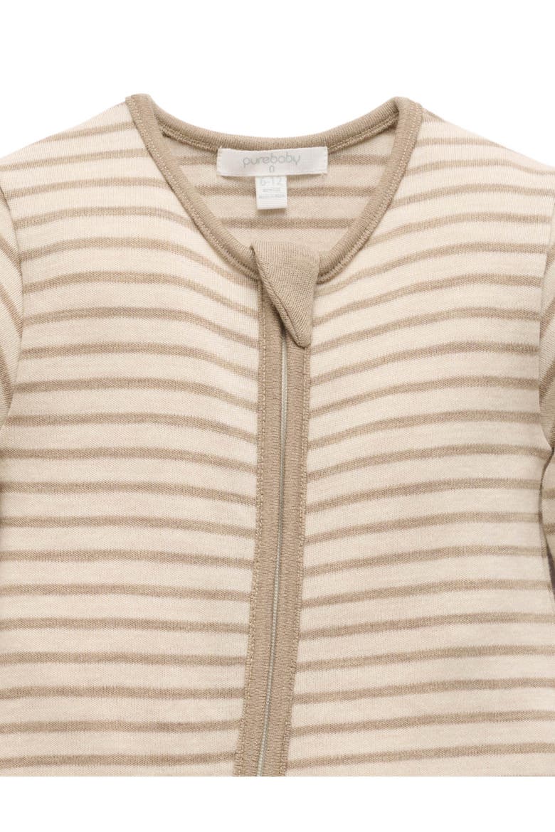 Merino Coverall, Alternate, color, Mushroom Stripe