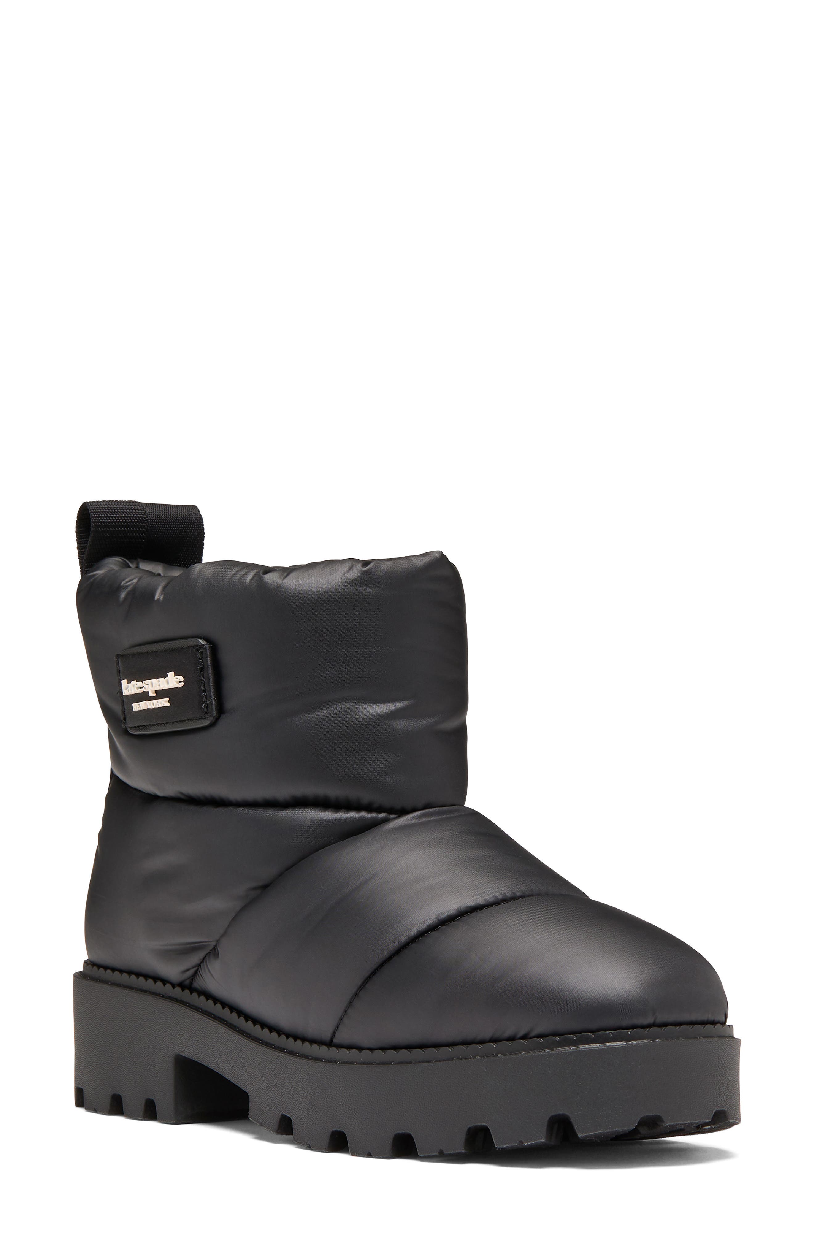 Kate Spade New York puffed pull-on bootie, Main, color, 